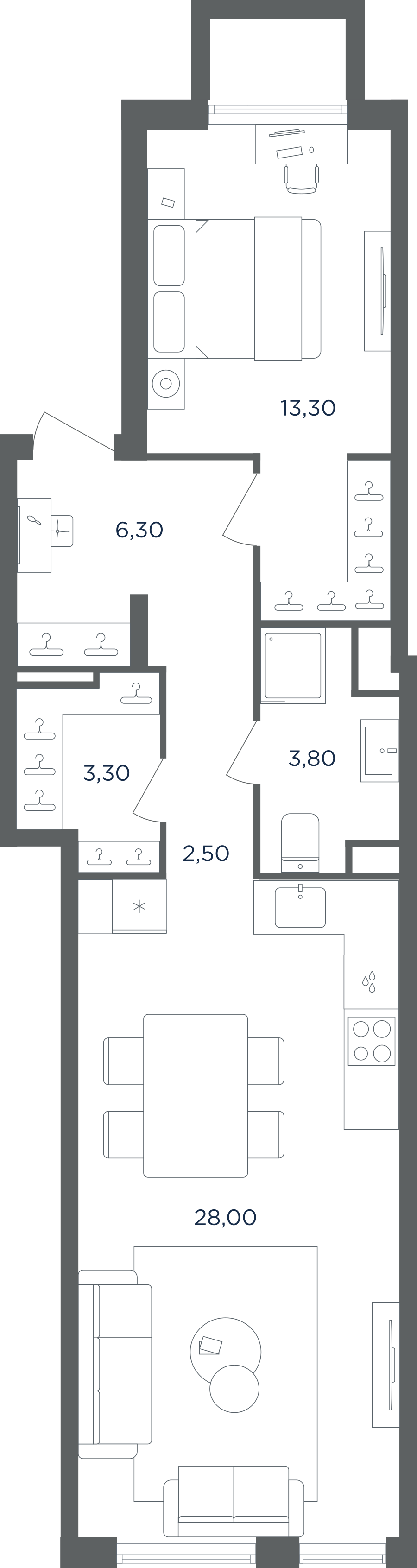 Апартаменты в ЖК Равновесие