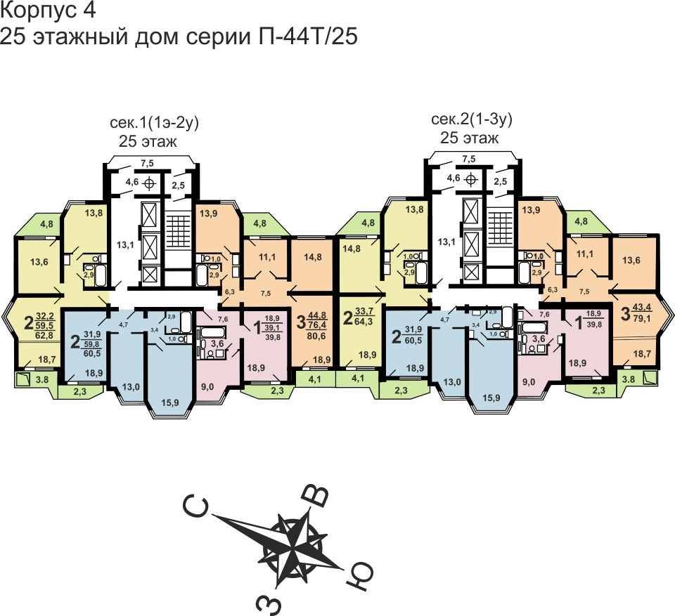 1-комнатная квартира в ЖК Некрасовка, квартал 10, 11 (Люберецкие поля)