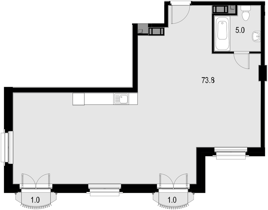 Апартаменты в ЖК Wellton SPA Residence