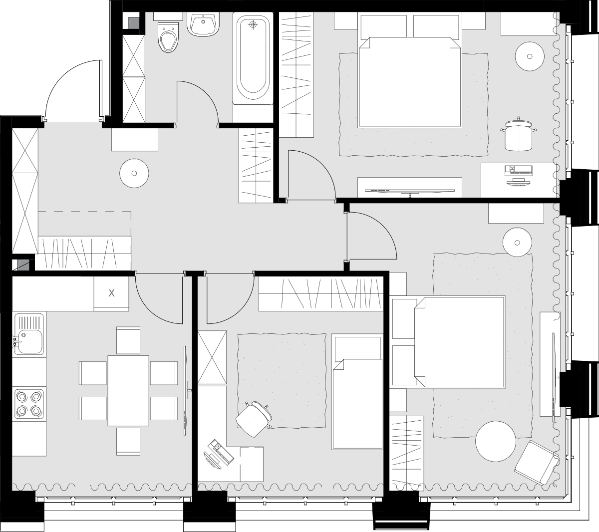 Апартаменты в ЖК Wellton SPA Residence