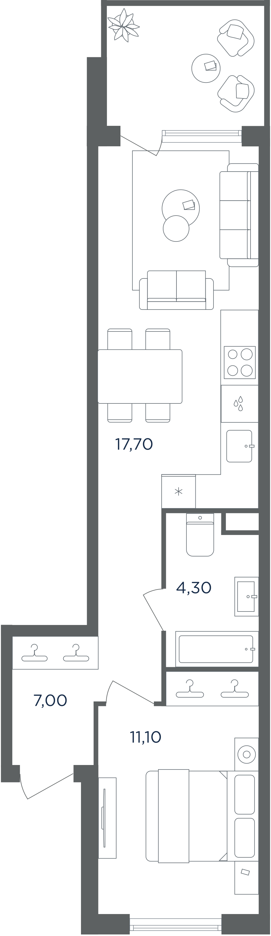 Апартаменты в ЖК Равновесие