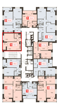 3х-комнатная квартира в ЖК ТехноПарк комплекс апартаментов