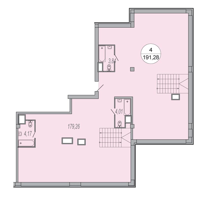 2х-комнатная квартира в ЖК ETUDE family club