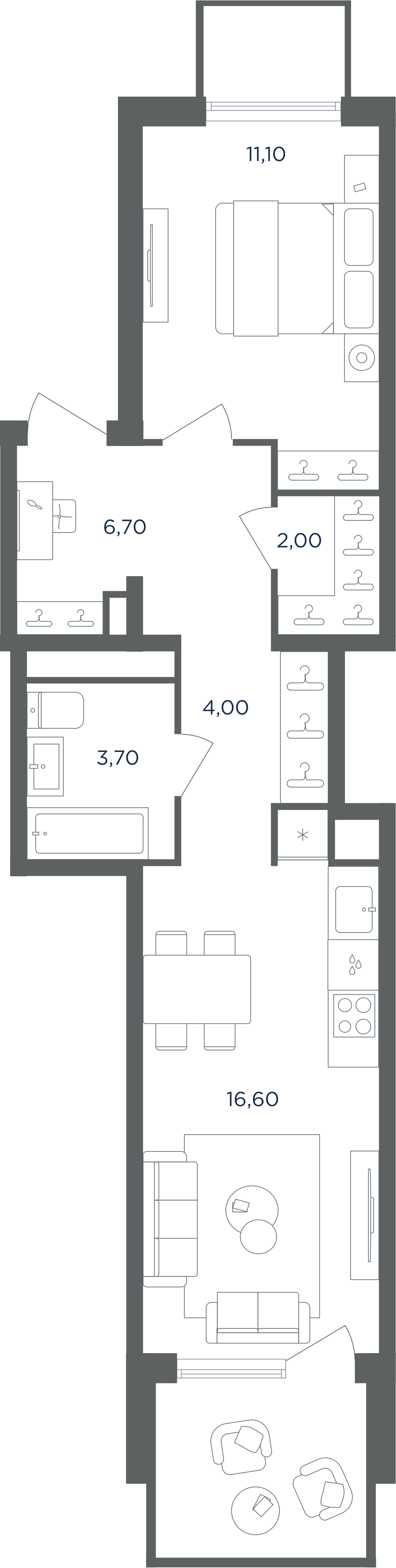 Апартаменты в ЖК Равновесие