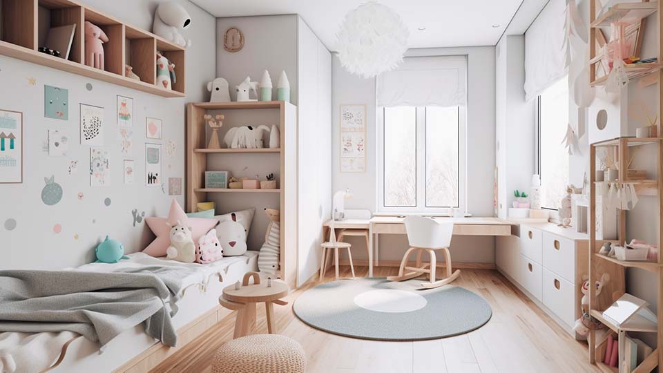 Дизайн детской комнаты в Киеве