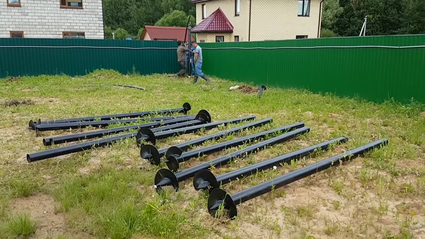 Свайный фундамент своими руками: инструкция