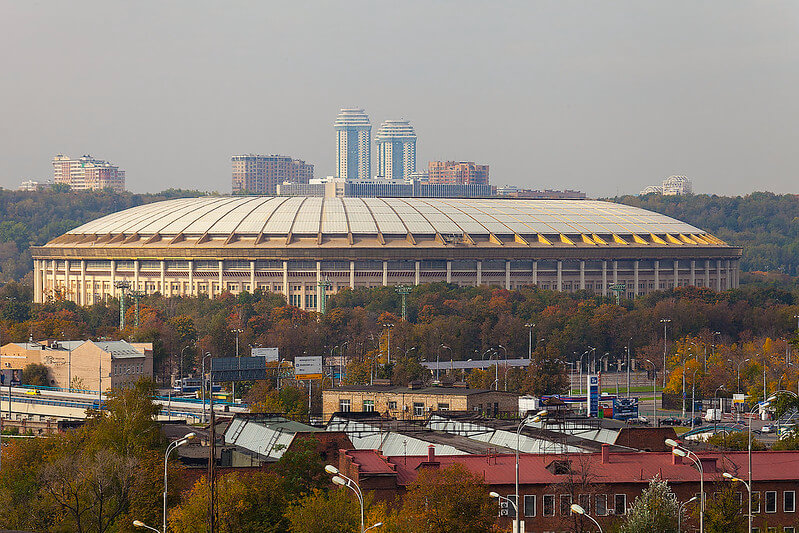 Смотровая площадка на крыше стадиона «Лужники»